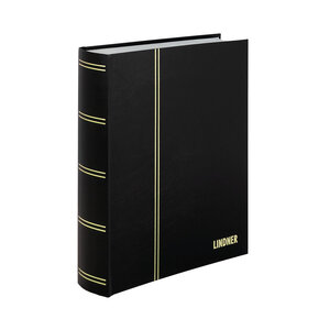 Classeur A4, 64 pages (Blanc) - 10 bandes - Noir - série Standard, Simili-cuir - dim: 230 x 305 x 55 ■ par pc.
