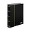 Classeur A4, 64 pages (Blanc) - 10 bandes - Noir - série Standard, Simili-cuir - dim: 230 x 305 x 55 ■ par pc.