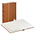 Insteekalbum A4, 64 bladzijden (Wit ) - 10 stroken - Lichtbruin - serie Standard, Kunstleder - afm: 230 x 305 x 55 ■ per st.
