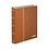 Insteekalbum A4, 64 bladzijden (Wit ) - 10 stroken - Lichtbruin - serie Standard, Kunstleder - afm: 230 x 305 x 55 ■ per st.