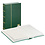 Classeur A4, 64 pages (Blanc) - 10 bandes - Vert - série Standard, Simili-cuir - dim: 230 x 305 x 55 ■ par pc.