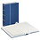 Insteekalbum A4, 64 bladzijden (Wit ) - 10 stroken - Blauw - serie Standard, Kunstleder - afm: 230 x 305 x 55 ■ per st.