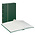Insteekalbum A4, 48 bladzijden (Wit ) - 10 stroken - Groen - serie Standard, Kunstleder - afm: 230 x 305 x 40 ■ per st.