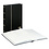 Stockalbum A4, 32 pages (White) - 10 strips - Black - series Standard, laminated cardboard - dim: 230 x 305 x 30 ■ per pc.
