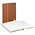 Insteekalbum A4, 32 bladzijden (Wit ) - 10 stroken - Lichtbruin - serie Standard, Kunstleder - afm: 230 x 305 x 30 ■ per st.