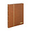 Insteekalbum A4, 32 bladzijden (Wit ) - 10 stroken - Lichtbruin - serie Standard, Kunstleder - afm: 230 x 305 x 30 ■ per st.
