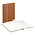 Insteekalbum A4, 16 bladzijden (Wit ) - 10 stroken - Lichtbruin - serie Standard, Kunstleder - afm: 230 x 305 x 20 ■ per st.