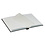 Insteekalbum A5, 32 bladzijden (Wit ) - 6 stroken - Zwart - serie Standard, Kunstleder - afm: 165 x 220 x 30 ■ per st.