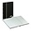 Insteekalbum A5, 16 bladzijden (Wit ) - 6 stroken - Zwart - serie Standard, Kunstleder - afm: 165 x 220 x 20 ■ per st.