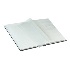 Insteekalbum A5, 16 bladzijden (Wit ) - 6 stroken - Zwart - serie Standard, Kunstleder - afm: 165 x 220 x 20 ■ per st.