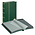Classeur A4, 64 pages (Noir) - 9 bandes - Vert - série Standard, Simili-cuir - dim: 230 x 305 x 55 ■ par pc.