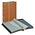 Insteekalbum A4, 64 bladzijden (Zwart ) - 9 stroken - Lichtbruin - serie Standard, Kunstleder - afm: 230 x 305 x 55 ■ per st.