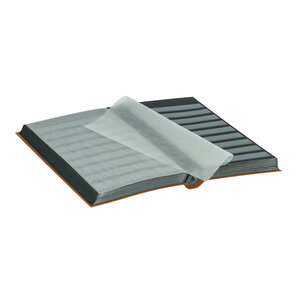 Insteekalbum A4, 64 bladzijden (Zwart ) - 9 stroken - Lichtbruin - serie Standard, Kunstleder - afm: 230 x 305 x 55 ■ per st.