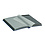Classeur A4, 64 pages (Noir) - 9 bandes - Bleu - série Standard, Simili-cuir - dim: 230 x 305 x 55 ■ par pc.