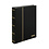 Insteekalbum A4, 48 bladzijden (Zwart ) - 9 stroken - Zwart - serie Standard, Kunstleder - afm: 230 x 305 x 40 ■ per st.