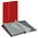 Insteekalbum A4, 32 bladzijden (Zwart ) - 9 stroken - Rood - serie Standard, Kunstleder - afm: 230 x 305 x 30 ■ per st.