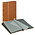 Insteekalbum A4, 32 bladzijden (Zwart ) - 9 stroken - Lichtbruin - serie Standard, Kunstleder - afm: 230 x 305 x 30 ■ per st.