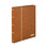 Classeur A4, 32 pages (Noir) - 9 bandes - Marron clair - série Standard, Simili-cuir - dim: 230 x 305 x 30 ■ par pc.