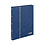 Insteekalbum A4, 32 bladzijden (Zwart ) - 9 stroken - Blauw - serie Standard, Kunstleder - afm: 230 x 305 x 30 ■ per st.
