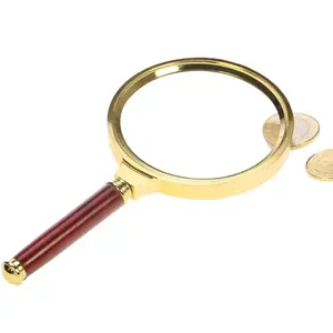 Handle magnifier, Classic model, Magnification factor: 5x, Lens diameter Ø 50 mm - Dim: 120 x 64 x 10 mm