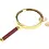 Handle magnifier, Classic model, Magnification factor: 5x, Lens diameter Ø 50 mm - Dim: 120 x 64 x 10 mm