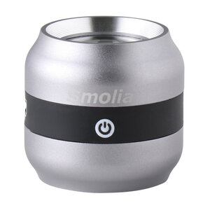 Loupe à poser, avec échelles de mesure, Facteur d'agrandissement: 10x, Diamètre de la lentille Ø 30 mm, avec LED et UV 365 nm. - Dim: Ø 45 x 42 mm