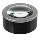 Loupe à poser, Loupe de lecture, Facteur d'agrandissement:  2x, Diamètre de la lentille Ø 68 mm, avec LED (3x) - Dim: Ø 92 x 50 mm ■ par:  pc.