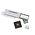 Pocket magnifier(Duplex), Pull Out, Magnification factor:  3x / 6x, Lens size25 x 50 mm, with LED (2x) - Dim: 102 x 40 x 11 mm ■ per: pc.