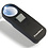 Pocket magnifier, Magnification factor:  7x, Lens diameter Ø 35 mm, with LED - Dim: 120 x 42 x 26 mm