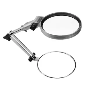 Tafel loupe, met verstelbare arm, Vergrotings factor: 2x, Lens diameter Ø 120 mm, met LED - Afm: 125 x 135 x 320 mm