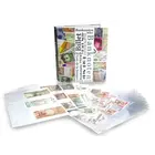 Album Banknoten, incl. 20 feuilles - 2 / 3 compartiment(s) 215 x 97 / 145 mm - Multicolore - 4 Anneaux - Dim: 290 x 325 x 60 mm ■ par pièce
