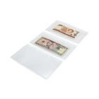 Insert sheets - Charta, 1 compartment(s): 200 x 112 mm - Transparent 4 Rings - dim: 112 x 200 mm ■ per 10 pcs.