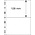 Insteekbladen - Uniplate, 2 vaks indeling: 197 x 128 mm - Zwart 3 Rings - afm: 210 x 280 mm ■ per 10 stuks