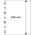 Insteekbladen - Uniplate, 1 vaks indeling: 197 x 258 mm - Zwart 3 Rings - afm: 210 x 280 mm ■ per 10 stuks