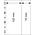 Insteekbladen - Uniplate, 2 vaks indeling: 70/122 x 258 mm - Zwart 3 Rings - afm: 210 x 280 mm ■ per 10 stuks