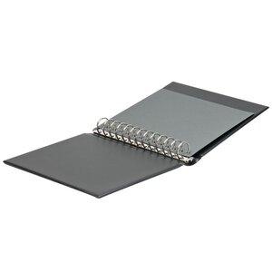 Album Penny (S1103MY), incl. 10 bladen (Penny III) - 6 vaks indeling: geschikt voor 70 x 70 mm - Zwart - 13 Rings - Afm: 235 x x70 x 40