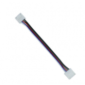 RGBW LED Streifen Verbindungsstück mit Kabel 12mm beidseitig - IP20, 12V/24V kompatibel, für flexible LED-Beleuchtung, einfach zu installieren, ideal für Innenräume RGBW LED Streifen Verbindungsstück mit Kabel 12mm beidseitig - IP20, 12V/24V kompatibel, für flexible LED-Beleuchtung, einfach zu installieren, ideal für Innenräume