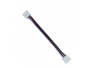 12mm RGBW/RGBWW LED Streifen Verbinder mit beidseitigem Anschluss - IP20