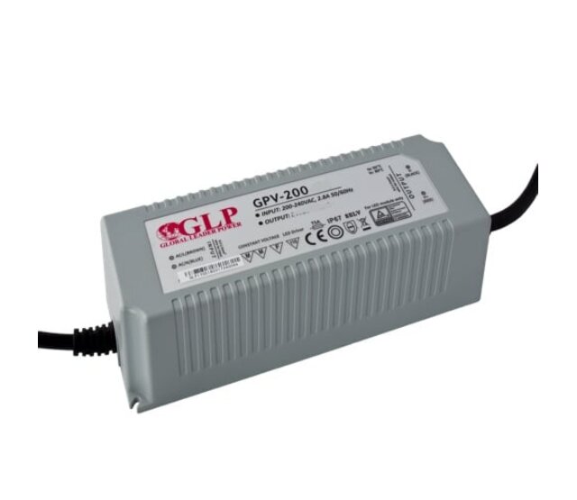 LED-Netzteil 200 Watt 12 Volt 16,6 Ampere – IP67 wasserdicht – GLP GPV-200-12 – ideal für LED-Streifen & Beleuchtung LED-Netzteil 200 Watt 12 Volt 16,6 Ampere – IP67 wasserdicht – GLP GPV-200-12 – ideal für LED-Streifen & Beleuchtung