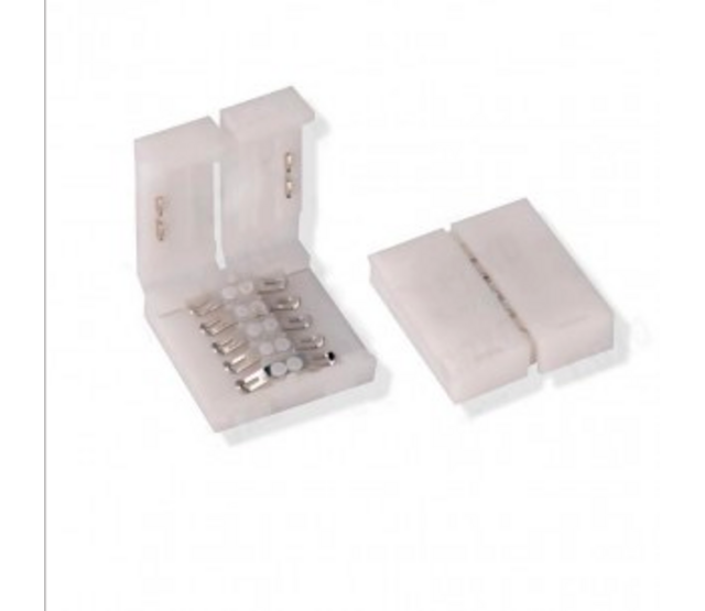 12 mm breites Verbindungsstück für RGBW LED Streifen – IP20 – Kompatibel mit 12 mm breiten LED-Bändern – Einfache Installation für LED-Beleuchtung 12 mm breites Verbindungsstück für RGBW LED Streifen – IP20 – Kompatibel mit 12 mm breiten LED-Bändern – Einfache Installation für LED-Beleuchtung