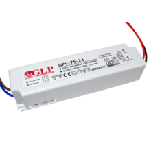75W 24V 3A LED-Netzteil IP67 wasserdicht – GLP GPV-75-24 – Ideal für LED-Streifen & Beleuchtung – Konstantspannung – Robustes Gehäuse – CE-zertifiziert