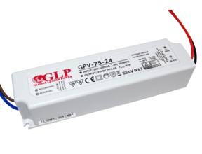 LED Netzteil 75W 24V 3A – IP67 wasserdicht – GLP GPV-75-24 für LED Streifen