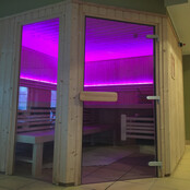 RGB LED-Streifen Sauna Komplettset 24V IP65 – 5 Meter Set mit dimmbarer Beleuchtung
