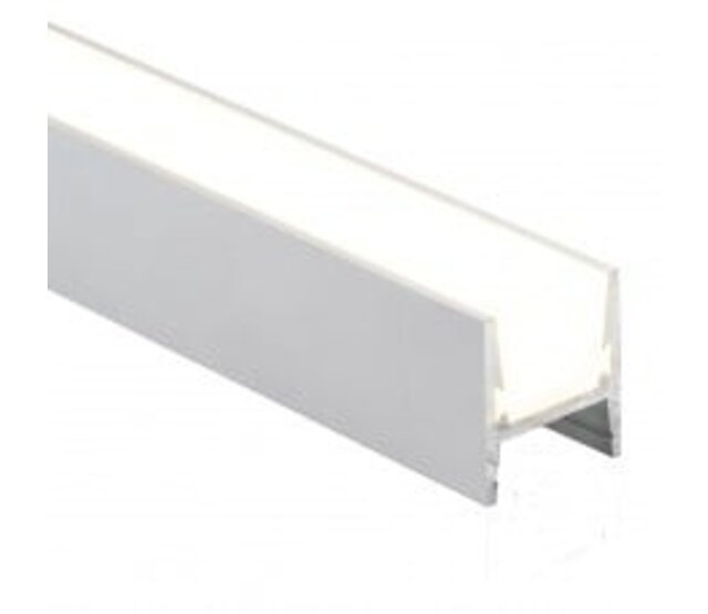 Wasserdichter LED-Streifen 100 cm IP65 in weißem Aluminiumprofil – Außenbeleuchtung, wetterfest, dimmbar, 12V/24V, inkl. Montagezubehör Wasserdichter LED-Streifen 100 cm IP65 in weißem Aluminiumprofil – Außenbeleuchtung, wetterfest, dimmbar, 12V/24V, inkl. Montagezubehör