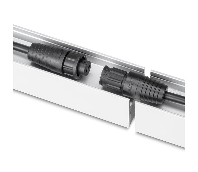 Wasserdichter LED-Streifen 25 cm mit Aluminiumprofil, IP65, 12V/24V, kaltweiß, für Außenbereich, inkl. Montagezubehör Wasserdichter LED-Streifen 25 cm mit Aluminiumprofil, IP65, 12V/24V, kaltweiß, für Außenbereich, inkl. Montagezubehör