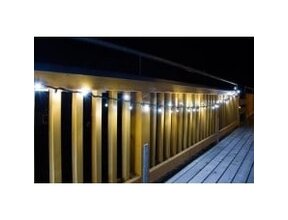 Blinkende LED Lichterkette 200 LEDs 10m Weiß, erweiterbar, für Innen- & Außenbereiche