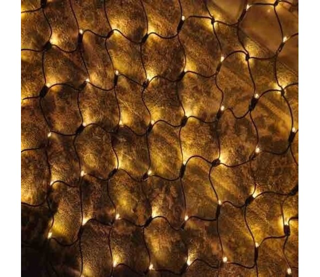 LED Weihnachtsbeleuchtung Netz 1,5x4m - 480 Warmweiße