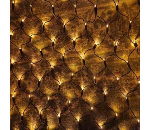 LED Weihnachtsbeleuchtung Netz 1,5x4m - 480 Warmweiße