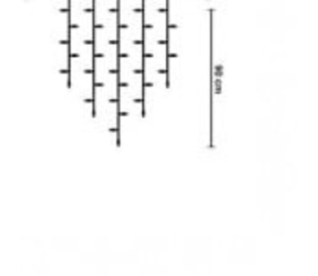 Warmweiße LED-Eiszapfen-Kerzenleuchte, 50 x 90 cm, energieeffizienter LED-Streifen, frostresistente Weihnachtsbeleuchtung für Außenbereich, wetterfest, inkl. Montagezubehör Warmweiße LED-Eiszapfen-Kerzenleuchte, 50 x 90 cm, energieeffizienter LED-Streifen, frostresistente Weihnachtsbeleuchtung für Außenbereich, wetterfest, inkl. Montagezubehör