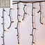 Weihnachtsbeleuchtung Luksus 9 m Eiszapfen-Lichterkette, 300 LEDs Amber
